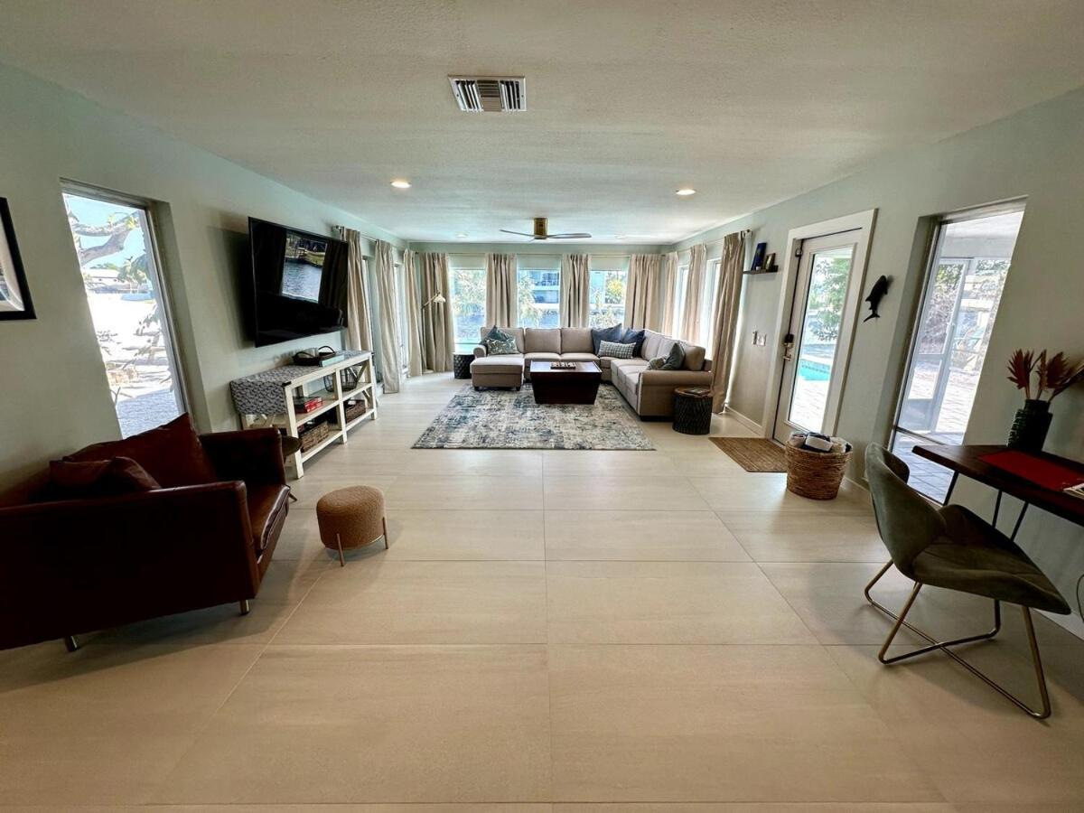 Blue Heron House, Private 4 Bedroom Waterfront W Heated Pool And Fire Pit Ruskin Exteriér fotografie